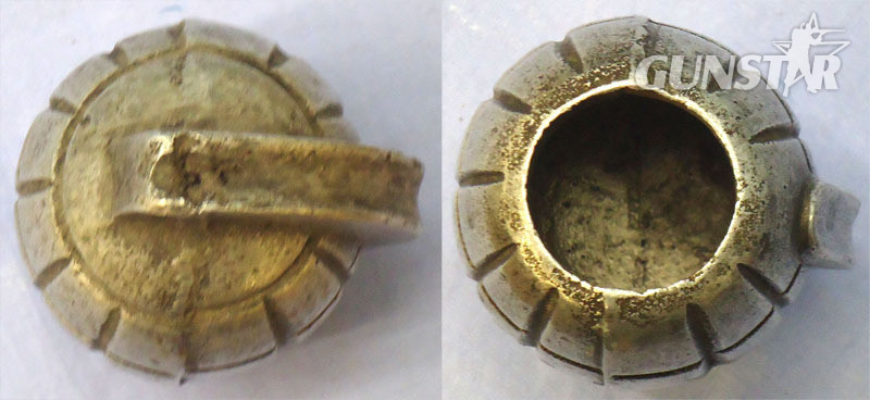  INERT. Rare, WW1, British, Aluminium, Mills No 5 MK 1 Practice Hand Grenade Resembling The Mills No 5 MK 1 Hand Grenade with Lever. - O 1894 INERT. Rare, WW1, British, Aluminium, Mills No 5 MK 1 Practice Hand Grenade Resembling The Mills No 5 MK 1 Hand Grenade with Lever. - O 1894  Other Ammunition