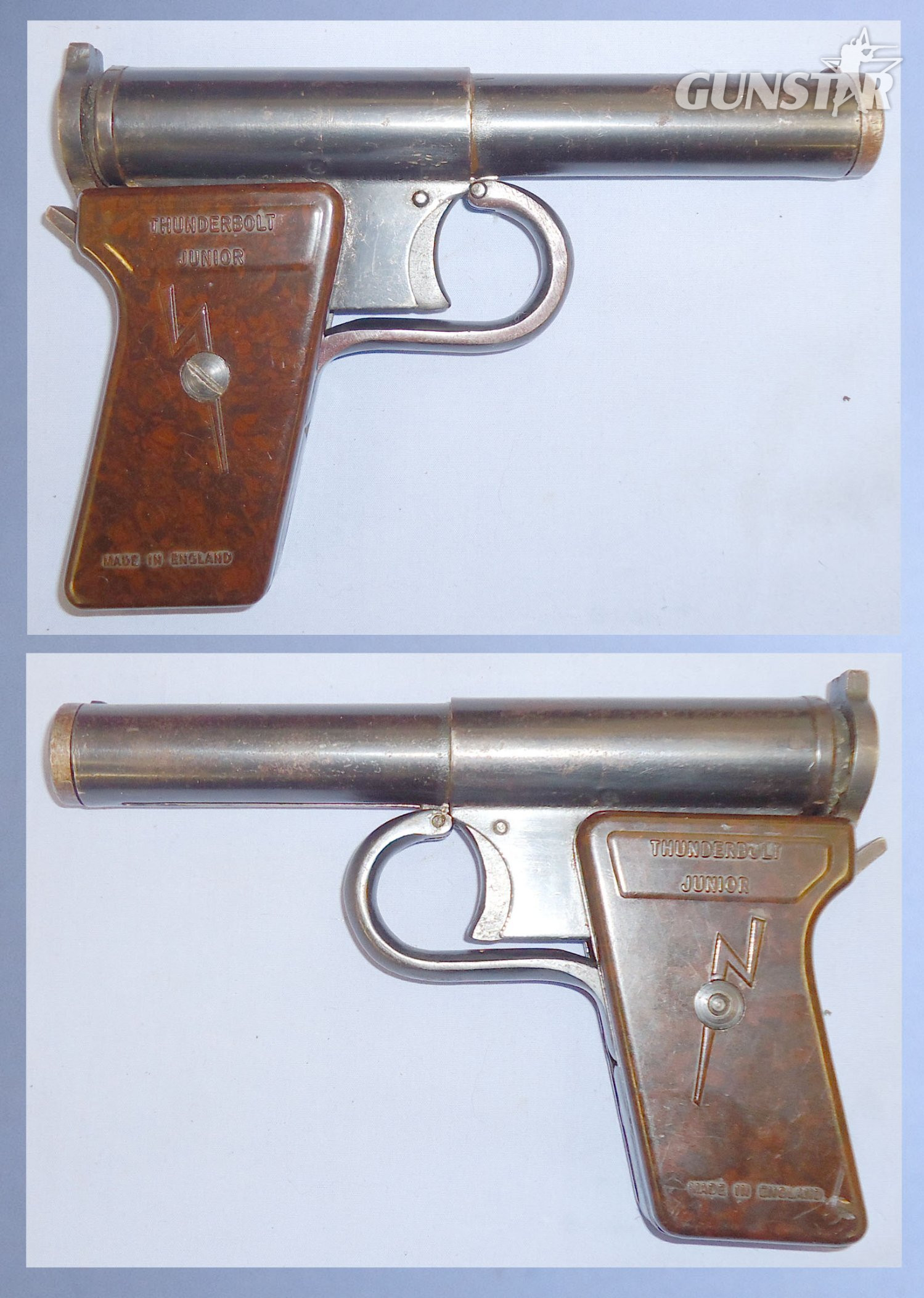 Rare* 1940’s Boxed Thunderbolt Junior .177 Air Pistol. 22548. Rare* 1940’s Boxed Thunderbolt Junior .177 Air Pistol. 22548.  .177