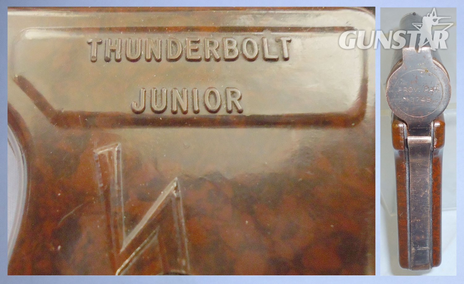  Rare* 1940’s Boxed Thunderbolt Junior .177 Air Pistol. 22548. Rare* 1940’s Boxed Thunderbolt Junior .177 Air Pistol. 22548.  .177