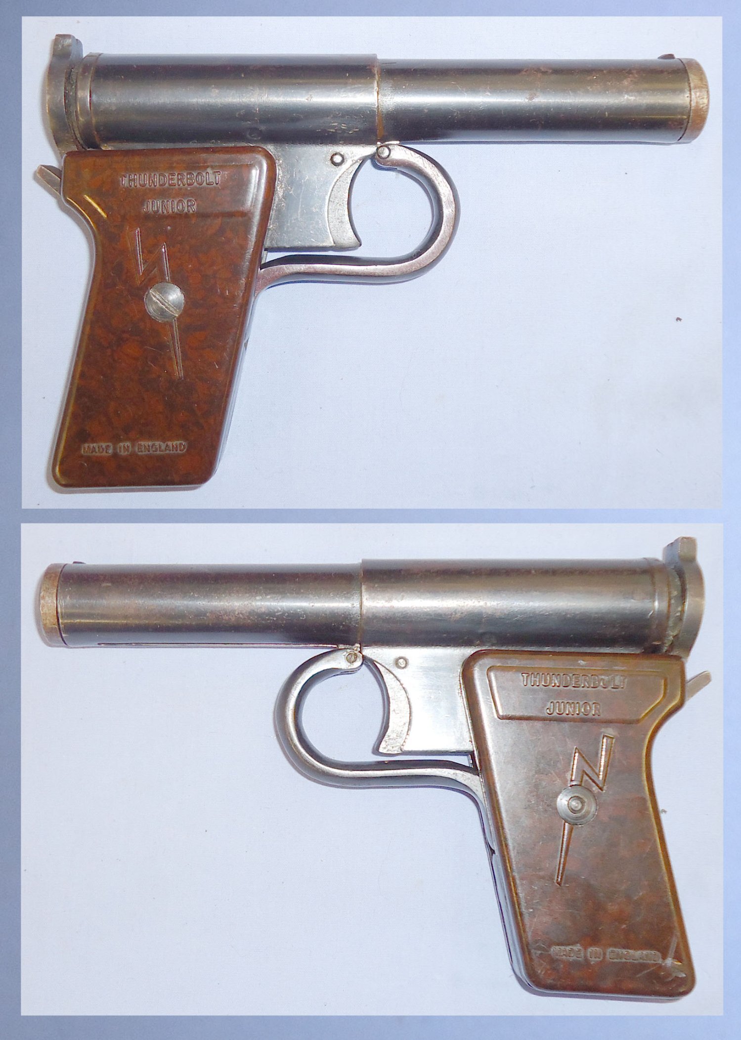 Rare* 1940’s Boxed Thunderbolt Junior .177 Air Pistol. 22548. Rare* 1940’s Boxed Thunderbolt Junior .177 Air Pistol. 22548.  .177