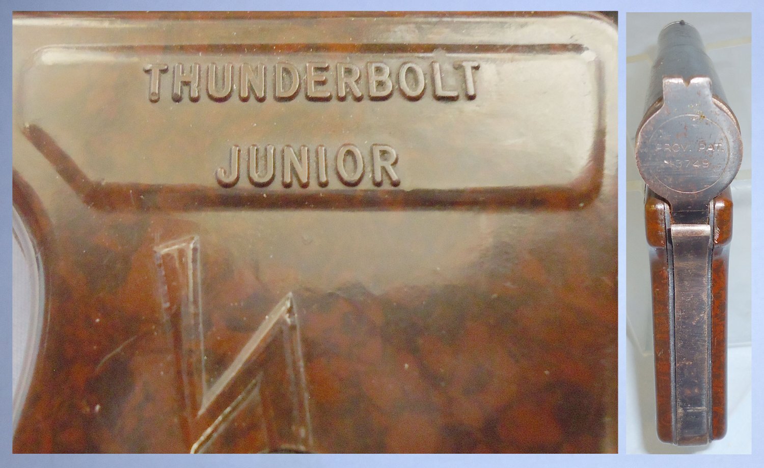  Rare* 1940’s Boxed Thunderbolt Junior .177 Air Pistol. 22548. Rare* 1940’s Boxed Thunderbolt Junior .177 Air Pistol. 22548.  .177