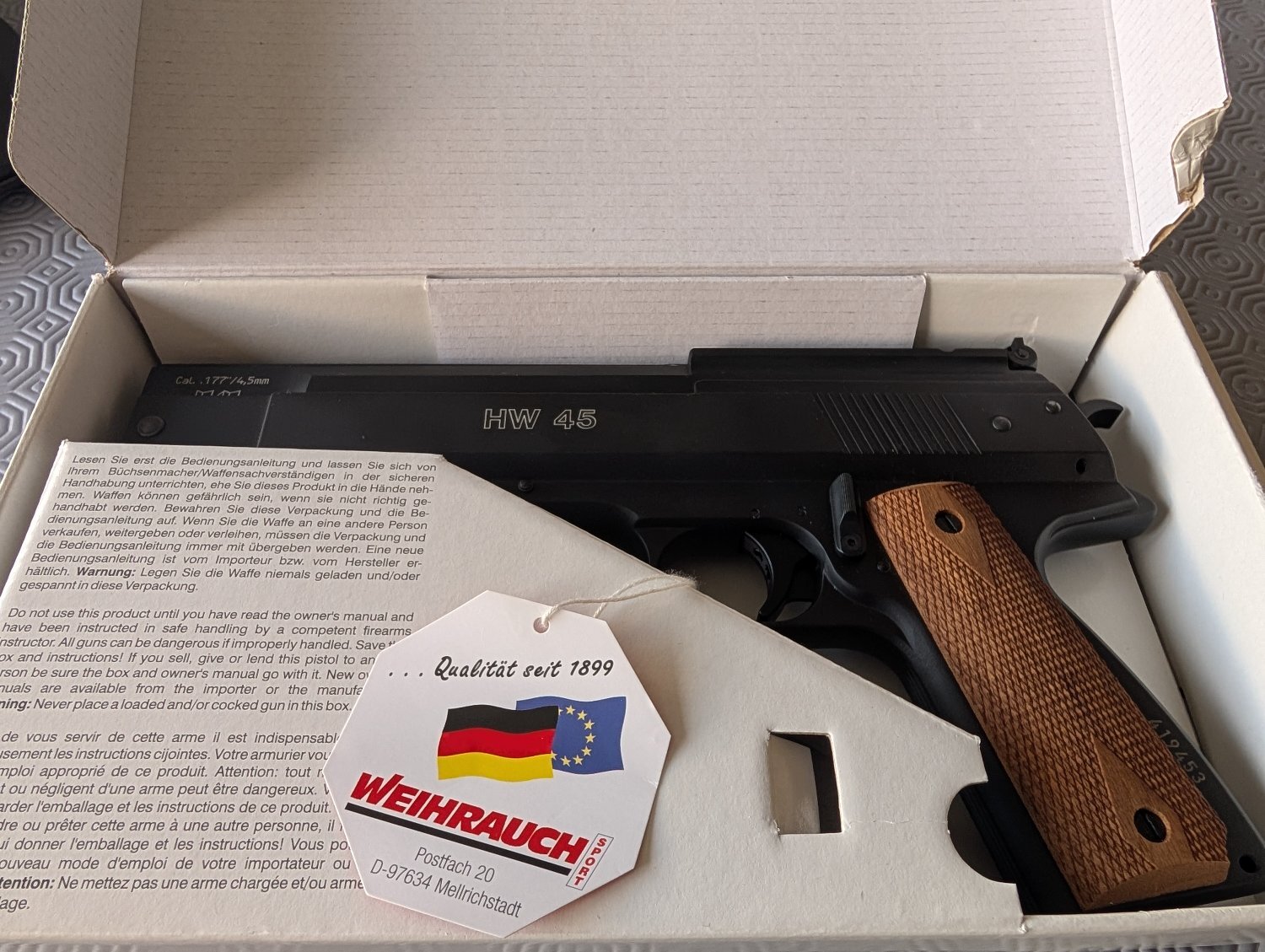 Weihrauch HW45 .177