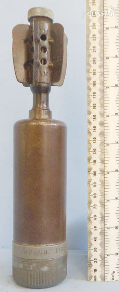 DEACTIVATED INERT Unfired Original WW2, 1940 Dated British 2 Inch Practice (High DEACTIVATED INERT Unfired Original WW2, 1940 Dated British 2 Inch Practice (High Antique & Militaria in 