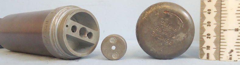 DEACTIVATED INERT Unfired Original WW2, 1940 Dated British 2 Inch Practice (High DEACTIVATED INERT Unfired Original WW2, 1940 Dated British 2 Inch Practice (High Antique & Militaria