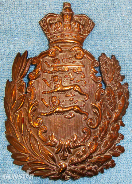 Victorian (c1860) Shako Plate for 27th (Bolton) Lancashire Rifle Volunteer ‘Arms of the Palatine on Lancaster’. 19289:14. Victorian (c1860) Shako Plate for 27th (Bolton) Lancashire Rifle Volunteer ‘Arms of the Palatine on Lancaster’. 19289:14. Antique & Militaria in 