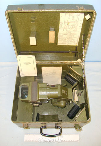 Russian Transit Cased, Soviet-Afghan War Era 1977 Russian AON-1 Prismatic Tank / Russian AON-1 Prismatic Tank / Armoured Vehicle Gun Sight With Accessories Sight & Optic in 
