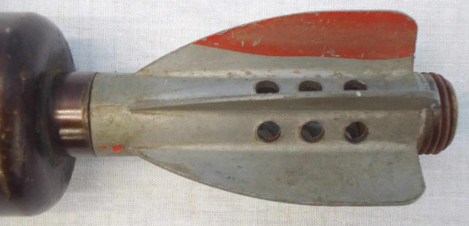 {CATEGORY} - DEACTIVATED INERT. Unfired, MINT, British, 1941 Dated, 2 Inch (High Explosive) Mortar. - O 2199 DEACTIVATED INERT. Unfired, MINT, British, 1941 Dated, 2 Inch (High Explosive) Mortar. - O 2199  Other Ammunition in 