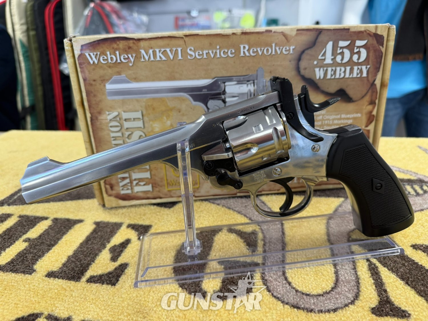 Webley & Scott MKVI Service Revolver .455 .177 in 