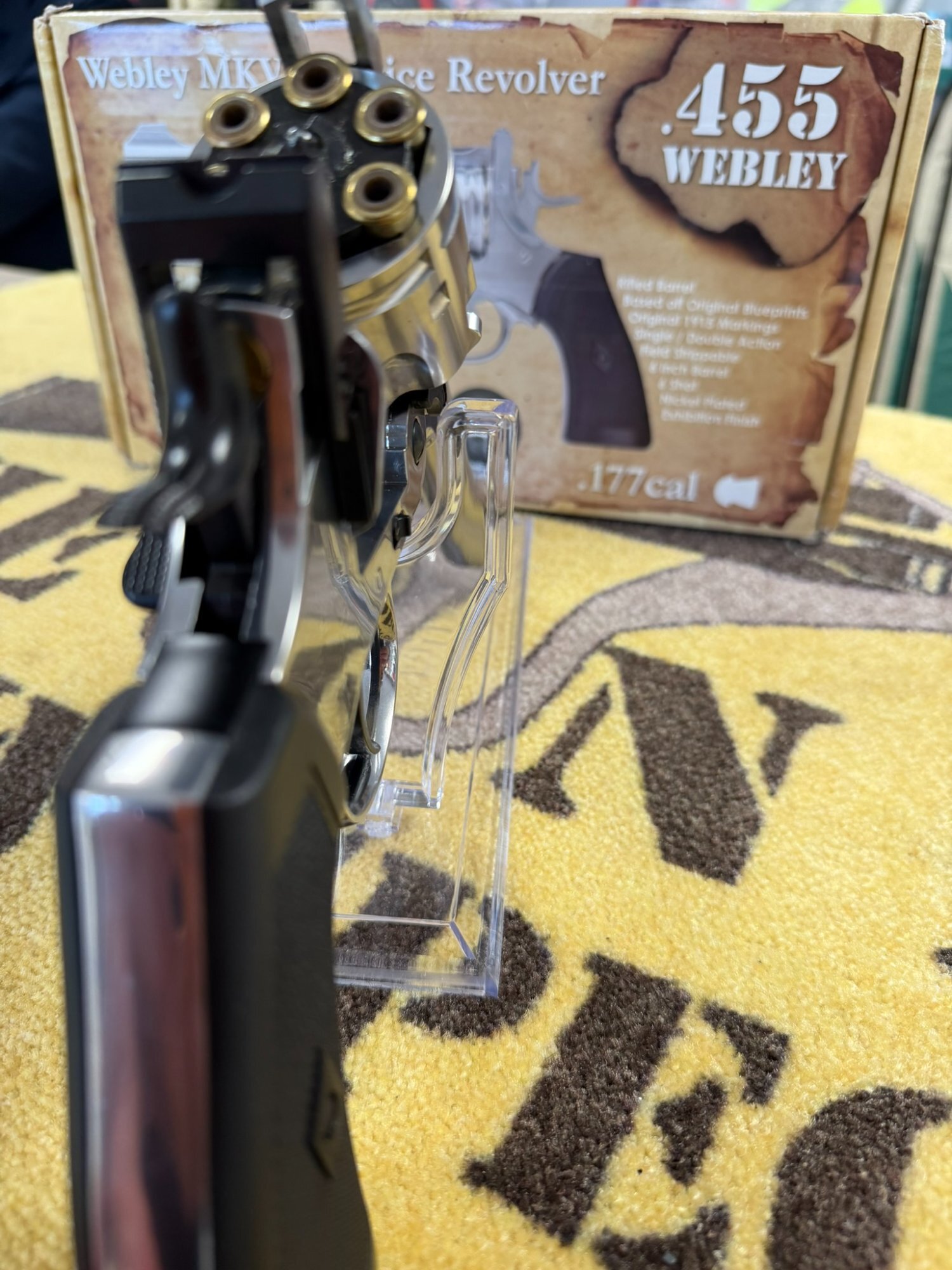 Webley & Scott MKVI Service Revolver .455 .177 - {CATEGORY} in 