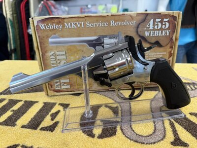 Webley & Scott MKVI Service Revolver .455 .177
