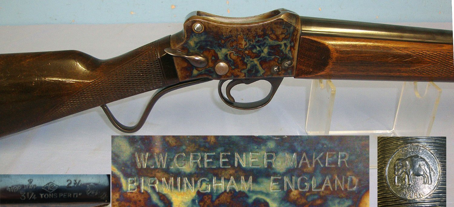 20th Century W.W. Greener Birmingham Martini Action G.P (General Purpose) 12 Bore Shotgun With Colour Case Hardened Action**MOVING PARTS 2020 UK / EU DEACTIVATION** Sn 23703  deactivated shotgun Single Barrel None