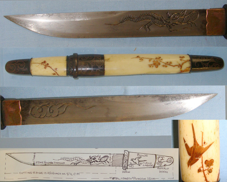 1868-1912 Japanese Meiji Period Dagger