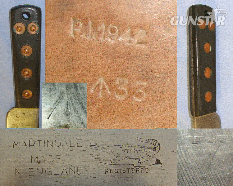 WW2 Era British WD Ralph Martindale Military Machete & Original WD 1942 Dated Leather Scabbard By ‘PI’ Other Blade