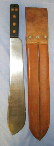  WW2 Era British WD Ralph Martindale Military Machete & Original WD 1942 Dated Leather Scabbard By ‘PI’ Other Blade