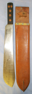 WW2 Era British WD Ralph Martindale Military Machete & Original WD 1942 Dated Leather Scabbard By ‘PI’ Other Blade