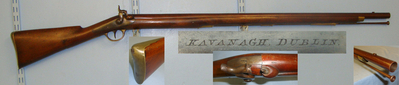 Kavanagh & Sons With Regulation Brass Furniture Irish Registration Marked ‘S6007’ (County Sligo) & Ram Rod. Sn 21271 Muzzleloader .750 Nitro Express Rifle