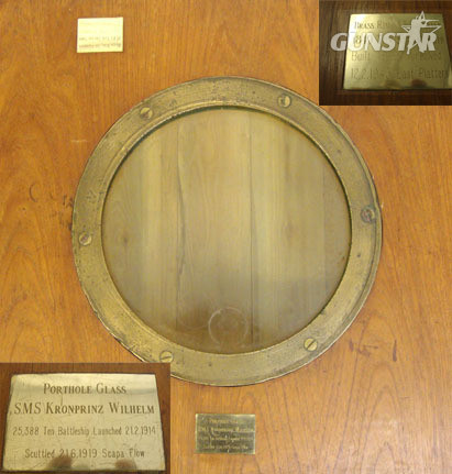 SS Catilian Porthole Rim Recovered From Scapa Flow With Porthole Glass From SMS  SS Catilian Porthole Rim Recovered From Scapa Flow With Porthole Glass From SMS  Other Accessory