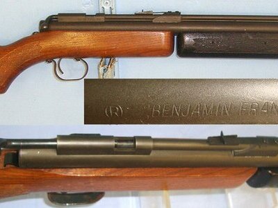 RARE TO FIND IN UK**1970’s Benjamin Franklin USA Model 342 Single Shot .22 Calibre Pneumatic Pump Action Air Rifle. Sn 23616 air rifle .22