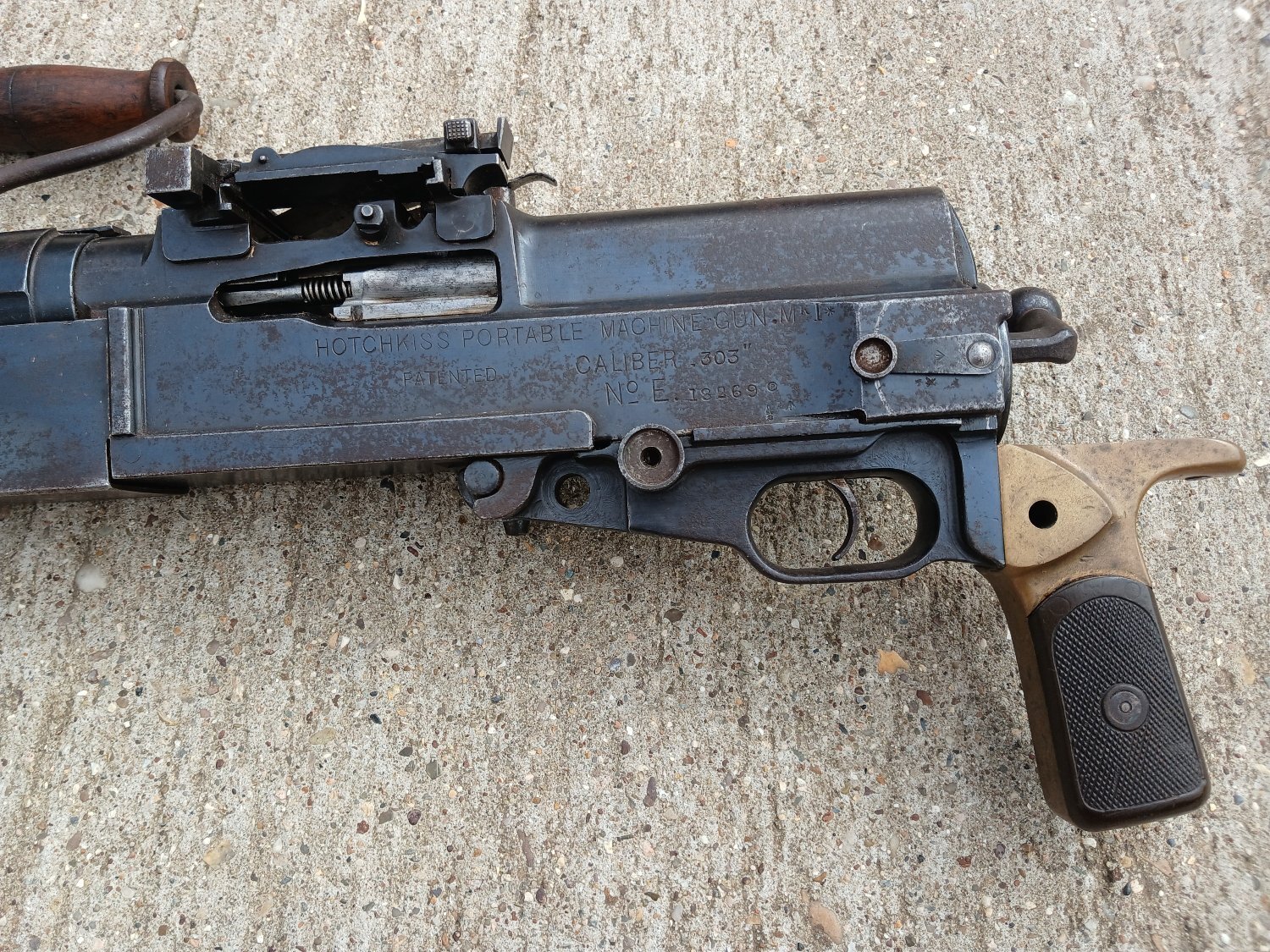 Hotchkiss Light Machine Gun None Military Gun