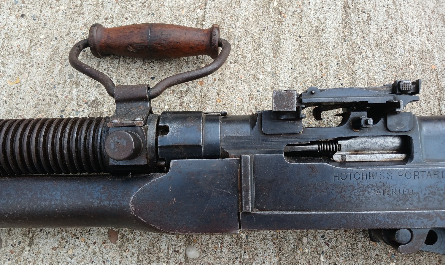 Hotchkiss Light Machine Gun None Military Gun