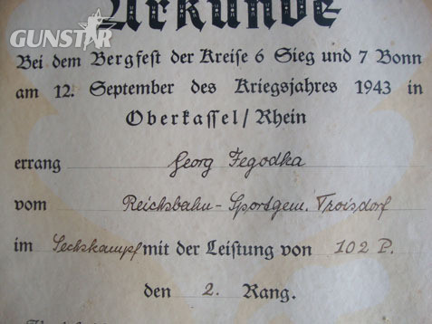 German N.S.R.B.L. National Socialist League of the Reich for Physical Exercise C Original WW2 German N.S.R.B.L. National Socialist League of the Reich for Physic Other Accessory