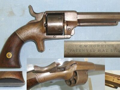 Bacon Arms Co. Under Barrel Removable Ejector Rod. Sn 22643:11 .32 Revolver