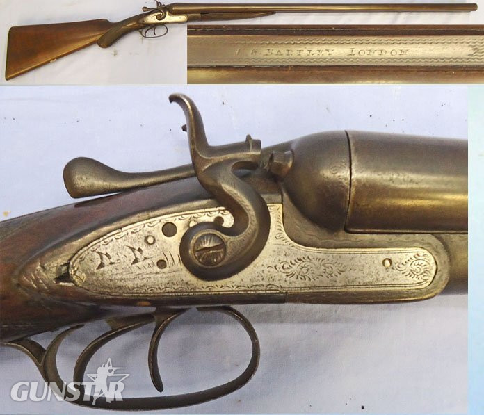 C.G. Bartley (London) C. G. Bartley, London. 12 Bore Double Barrel Side By Side, Side Lock Hammer Sporting Shotgun With Rebounding Hammers. **1989 UK DEACTIVATION CERTIFICATED**. Sn - 14330 Side By Side 12 Bore/gauge in 