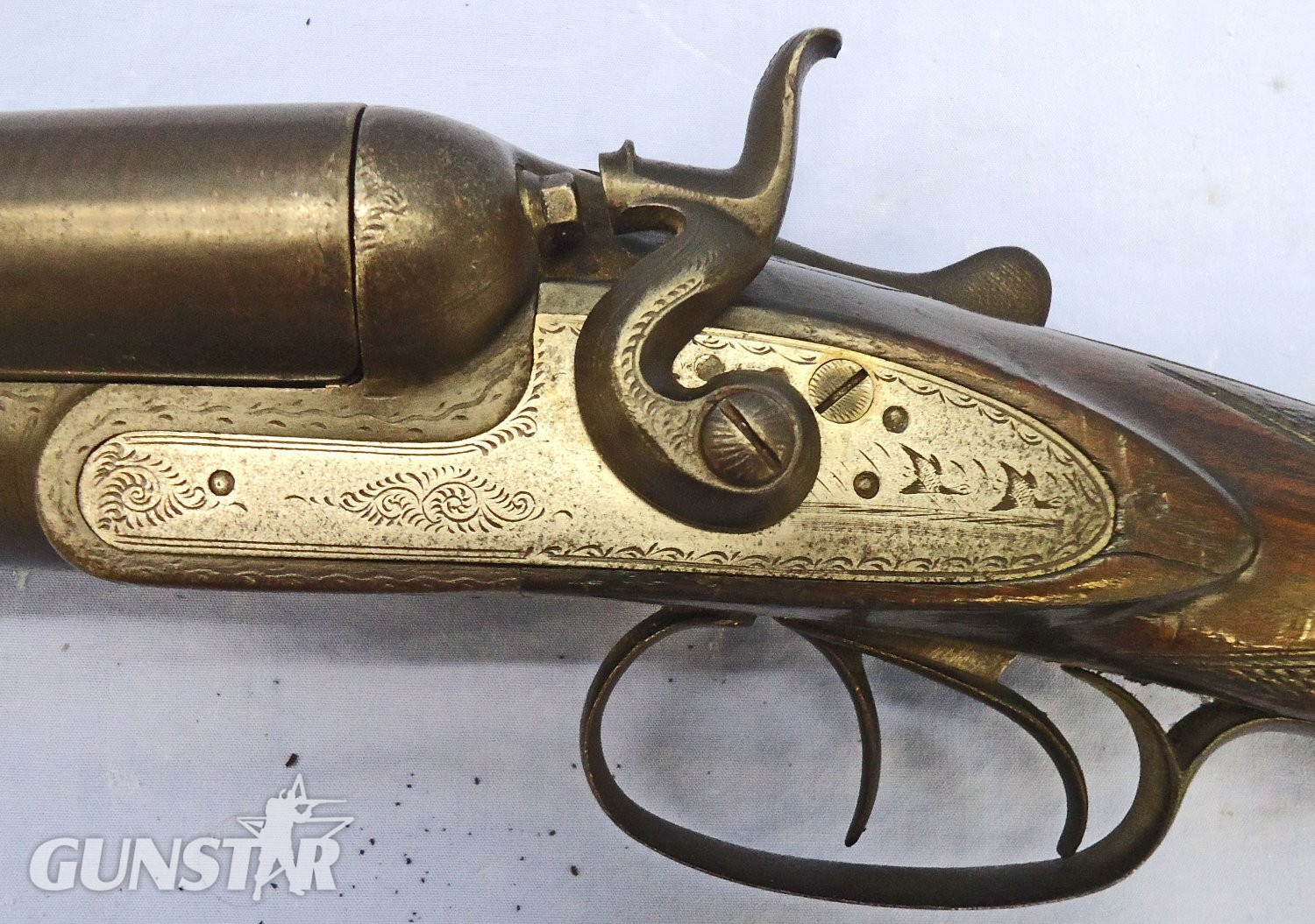 {CATEGORY} - C.G. Bartley (London) C. G. Bartley, London. 12 Bore Double Barrel Side By Side, Side Lock Hammer Sporting Shotgun With Rebounding Hammers. **1989 UK DEACTIVATION CERTIFICATED**. Sn - 14330 Side By Side 12 Bore/gauge