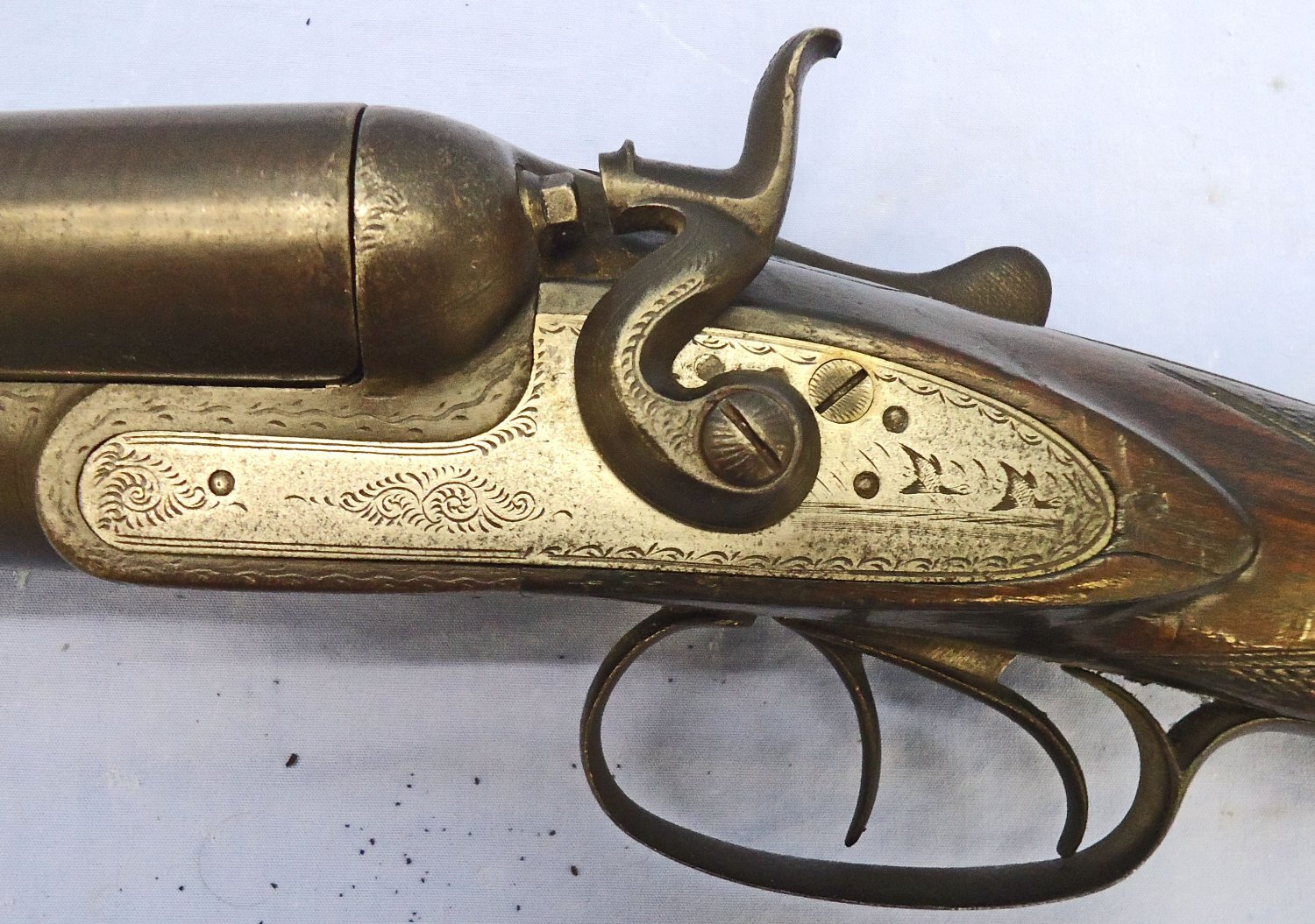 {CATEGORY} - C.G. Bartley (London) C. G. Bartley, London. 12 Bore Double Barrel Side By Side, Side Lock Hammer Sporting Shotgun With Rebounding Hammers. **1989 UK DEACTIVATION CERTIFICATED**. Sn - 14330 Side By Side 12 Bore/gauge