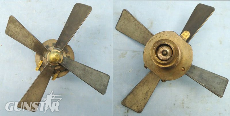  INERT DEACTIVATED. British Tail Pistol Number 19 Mark I (1936 Dated) Bomb Fuze. - O 2181 British Tail Pistol Number 19 Mark I (1936 Dated) Bomb Fuze. - O 2181  Other Ammunition