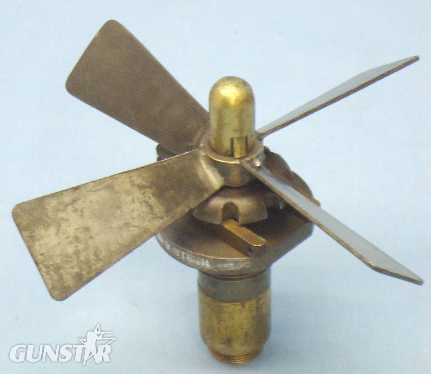 INERT DEACTIVATED. British Tail Pistol Number 19 Mark I (1936 Dated) Bomb Fuze. - O 2181 British Tail Pistol Number 19 Mark I (1936 Dated) Bomb Fuze. - O 2181  Other Ammunition - {CATEGORY} in 