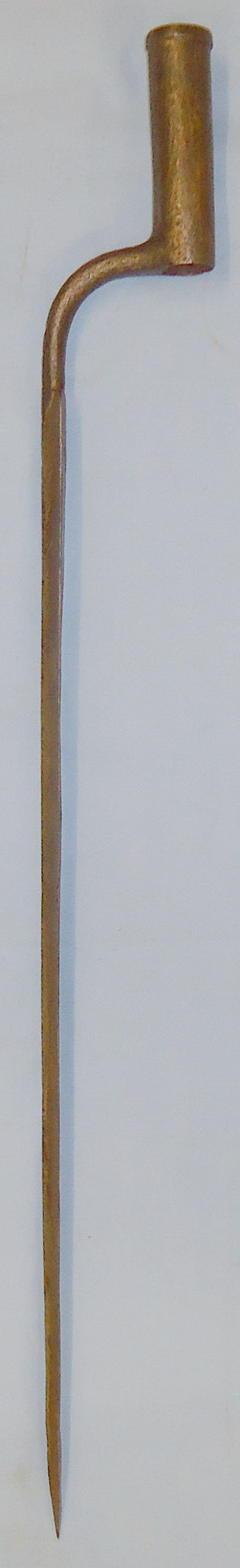  Rare* Prussian/Danish Model 1794 Socket Bayonet/Long Blade with Kyhl Lock Spring. BAYO 611. Bayonet