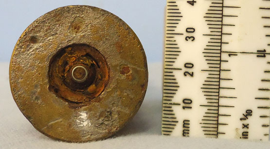  German 30 mm MK103 (30x184B) HEI (High Explosive Incendiary) (M geschloss) Canno WW2 Rare INERT German 30 mm MK103 (30x184B) HEI (High Explosive Incendiary) (M g Antique & Militaria