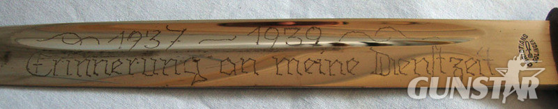 Christians Solingen .Nazi M98 Dress Bayonet By Christians Solingen & Scabbard. Bayonet