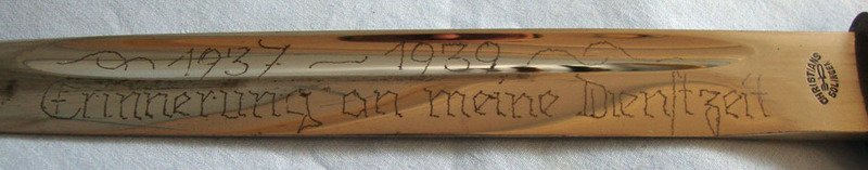  Christians Solingen .Nazi M98 Dress Bayonet By Christians Solingen & Scabbard. Bayonet