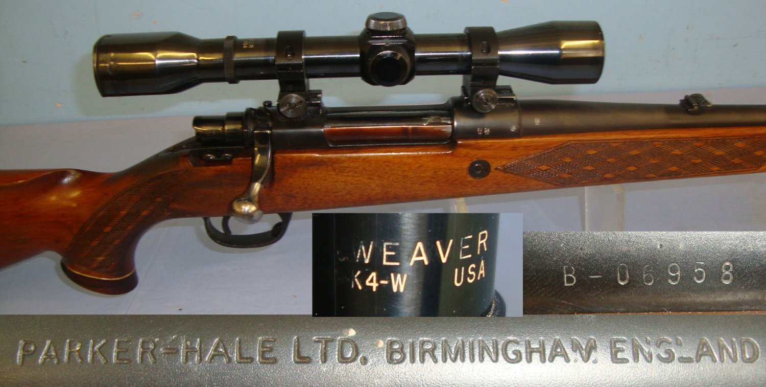 Mauser With Parker Hale Barrel & Weaver USA K4-W Micro Trac Telescopic Sight**2022 UK/EU DEACTIVATION CERTIFICATED** D 1555 Bolt Action None Rifle