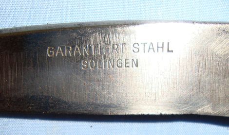  'Garantiert Stahl' Knive