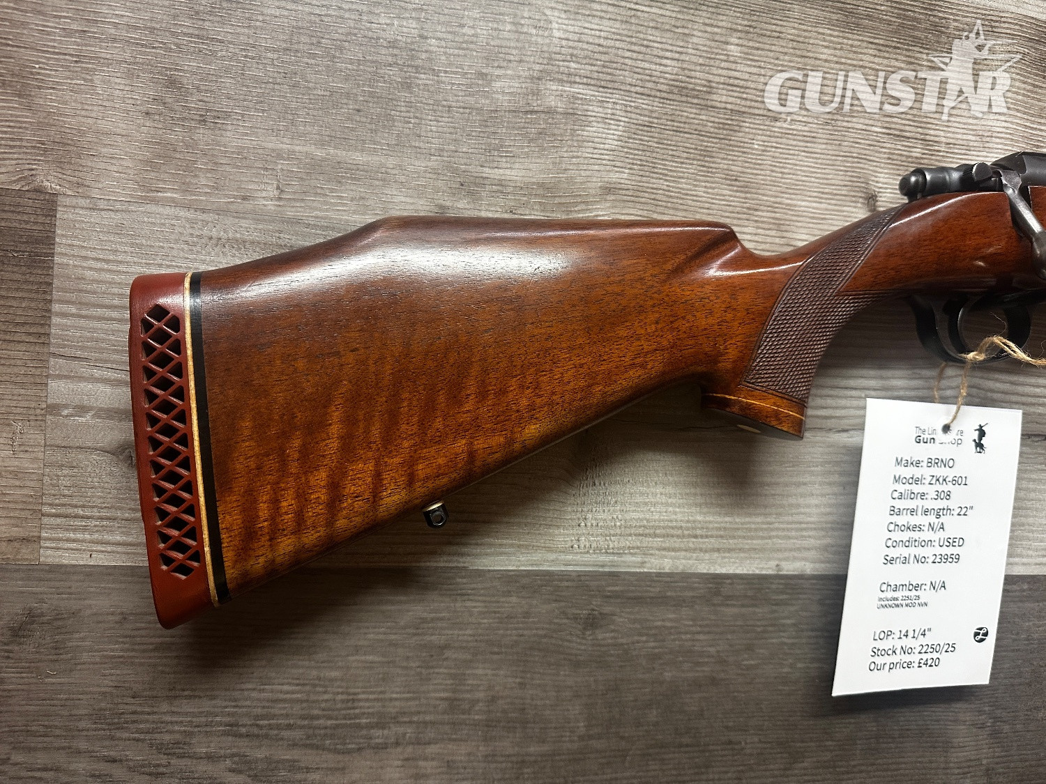 BRNO ZKK-601 Bolt Action .308 Winchester Rifle