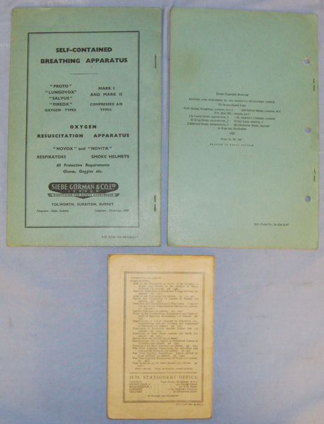  Three Home Office Civil Defence Training Manuals on Chemical/Atomic Warfare. BO 442. Three Home Office Civil Defence Training Manuals on Chemical/Atomic Warfare. BO 442. Other Accessory