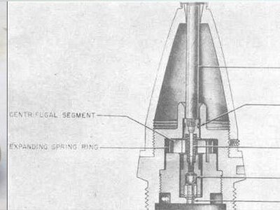INERT DEACTIVATED. German, WW2, 1940 Dated EKzdr C/28 Kriegsmarine Nose Fuze. - O 2158 EKzdr C/28 Kriegsmarine Nose Fuze. - O 2158  Other Ammunition