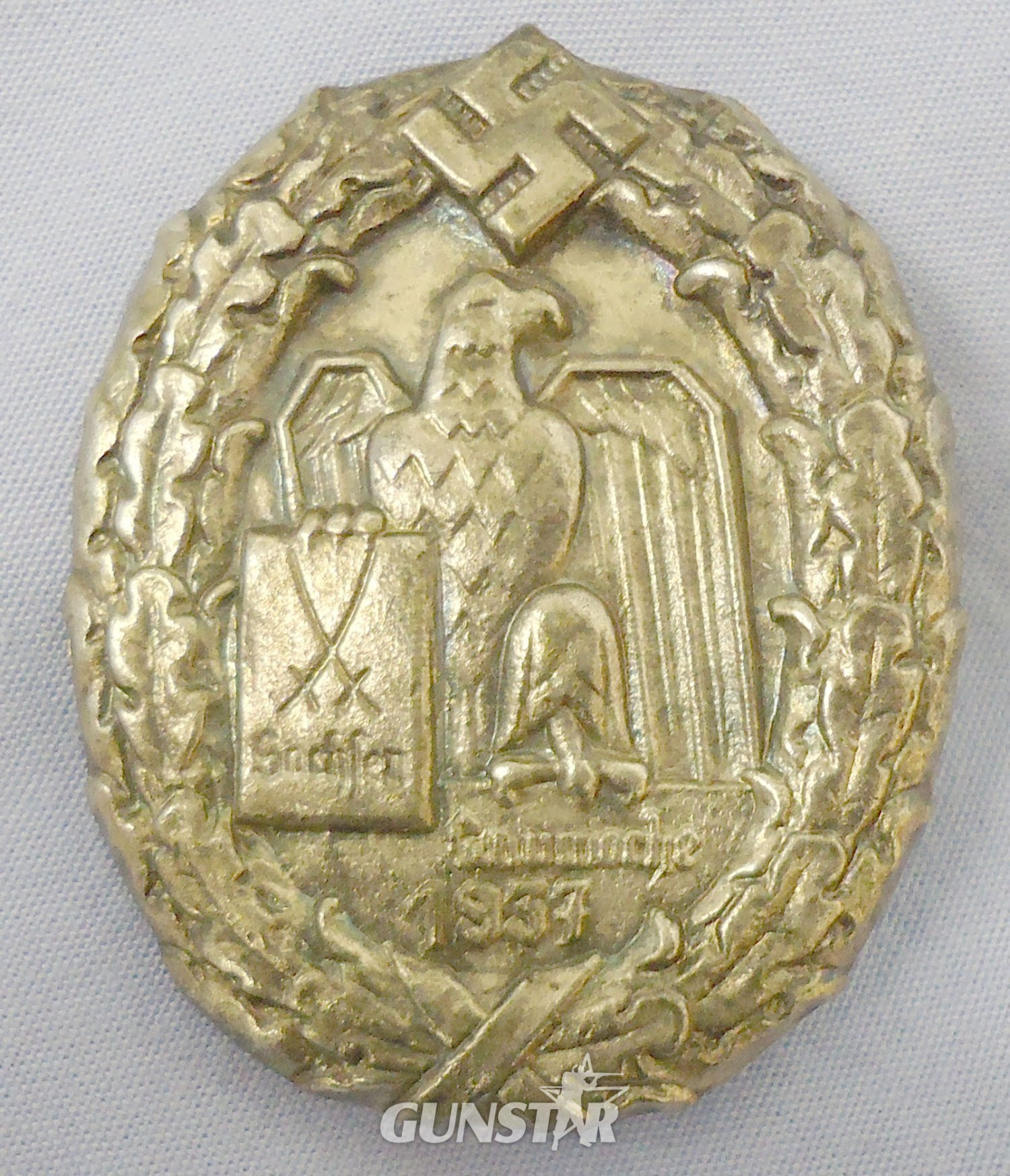 Original* N.S.D.A.P. Sachsen Gauwoche 1937 Badge/Tinnie. N 119. Original* N.S.D.A.P. Sachsen Gauwoche 1937 Badge/Tinnie. N 119.   Antique & Militaria in 