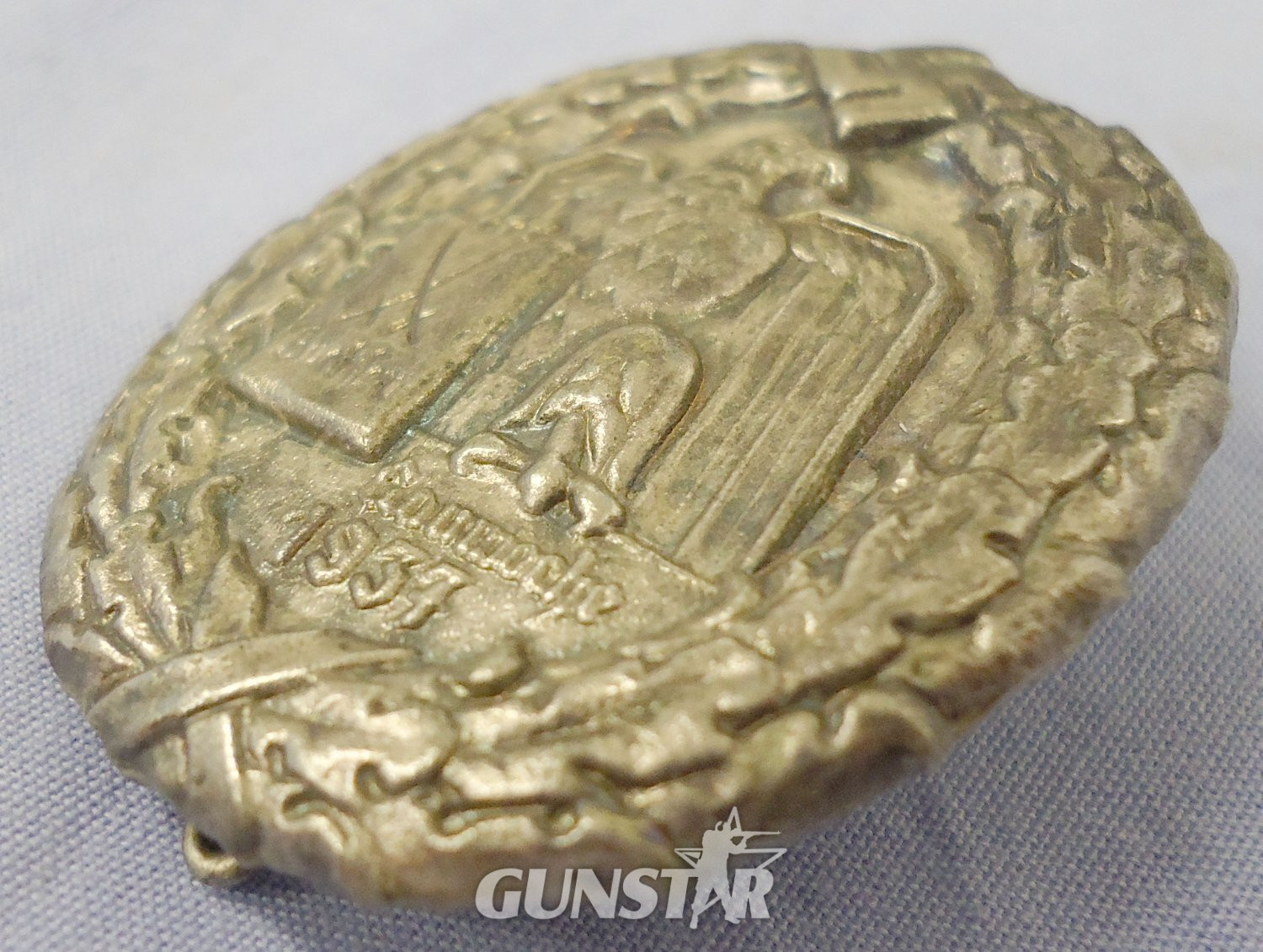 Original* N.S.D.A.P. Sachsen Gauwoche 1937 Badge/Tinnie. N 119. Original* N.S.D.A.P. Sachsen Gauwoche 1937 Badge/Tinnie. N 119.   Antique & Militaria