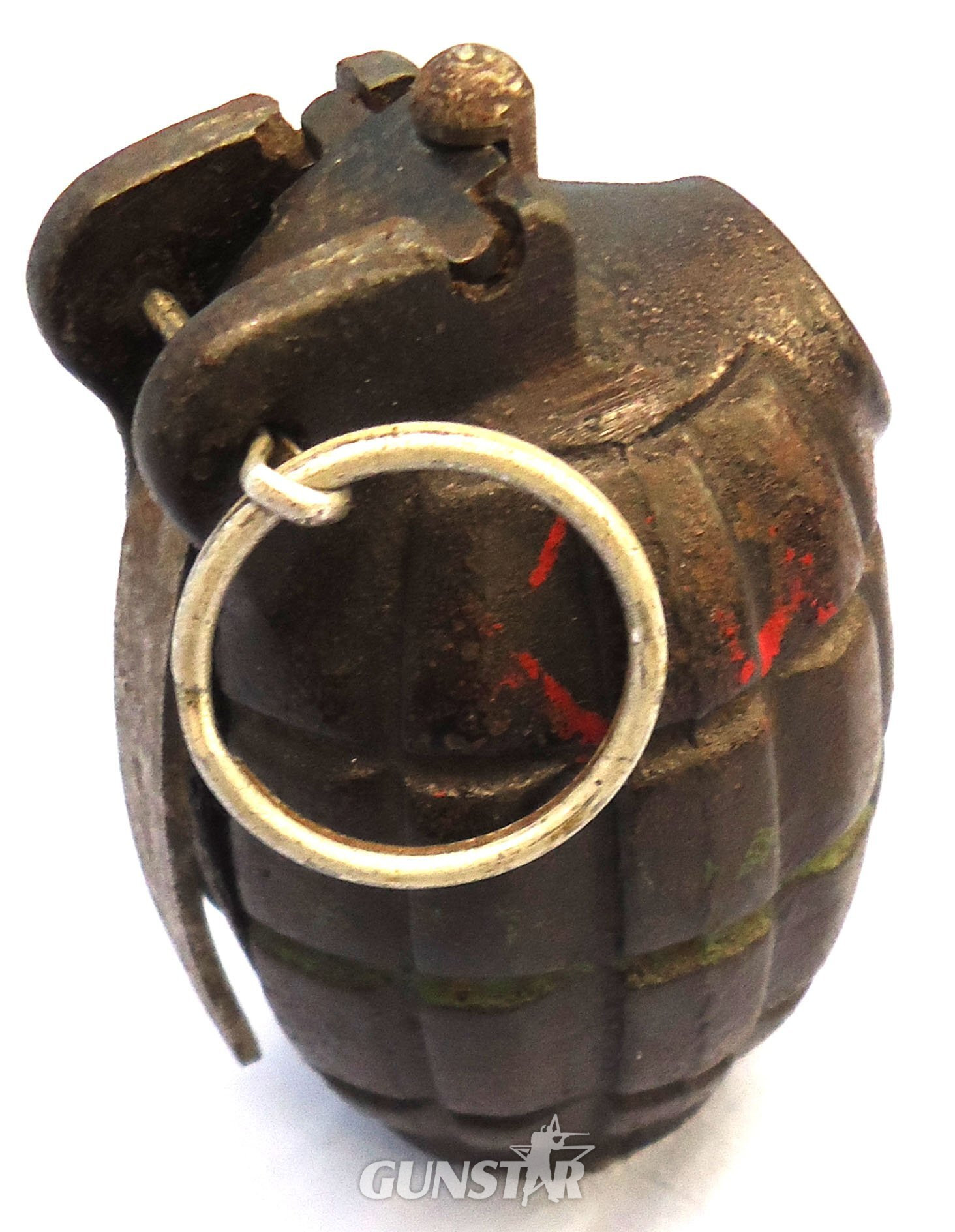 {CATEGORY} - INERT DEACTIVATED. WW2, 1943 Dated, Mills No 36M MK1, Hand Grenade. O 2403 INERT DEACTIVATED. WW2, 1943 Dated, Mills No 36M MK1, Hand Grenade. O 2403 Various Other Ammunition