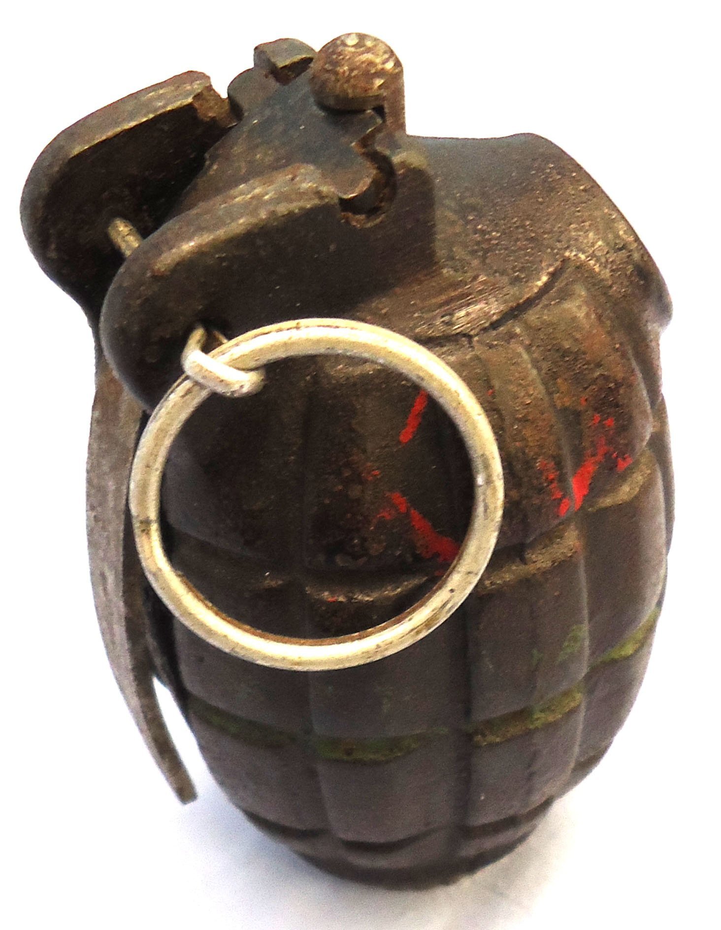 {CATEGORY} - INERT DEACTIVATED. WW2, 1943 Dated, Mills No 36M MK1, Hand Grenade. O 2403 INERT DEACTIVATED. WW2, 1943 Dated, Mills No 36M MK1, Hand Grenade. O 2403 Various Other Ammunition