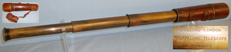 Victorian Era British Dollond London 3 Draw \'Signallers\' No10029 Brass Telescope with Interchangable Eye Piece Lens and Hard Leather Case. OPT 829 Victorian Era British Dollond London 3 Draw \'Signallers\' No10029 Brass Telescope with Interchangable Eye Piece Lens and Hard Leather Case. OPT 829 Sight & Optic