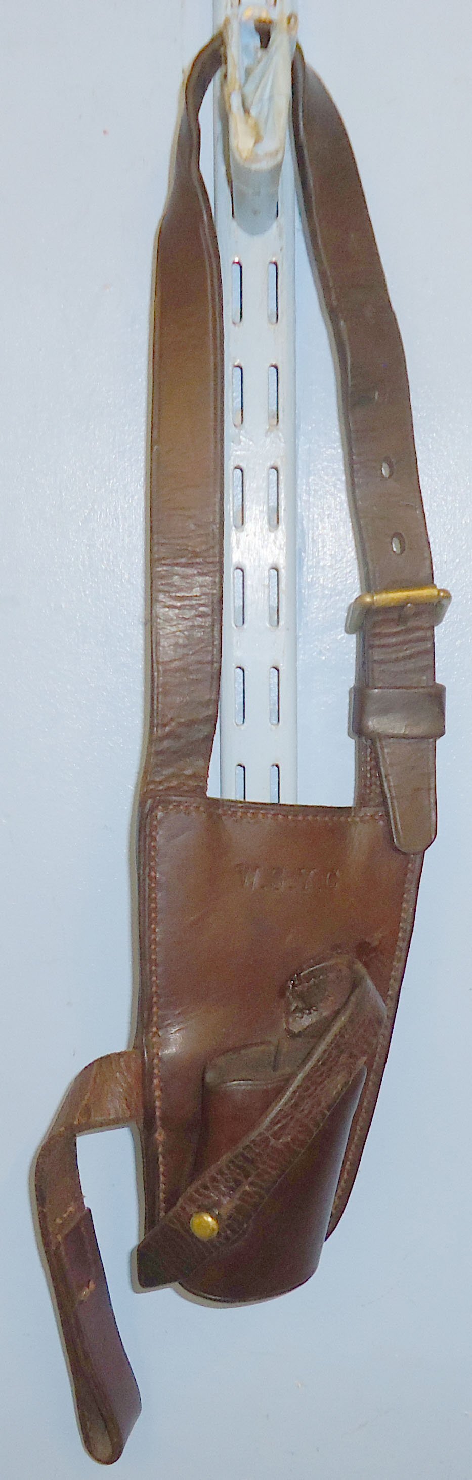 WWI West Somersetshire Yeomanry Cavalry Officers Leather Sword Frog & Saddle Straps. 21683:2. WWI West Somersetshire Yeomanry Cavalry Officers Leather Sword Frog & Saddle Straps. 21683:2. Antique & Militaria