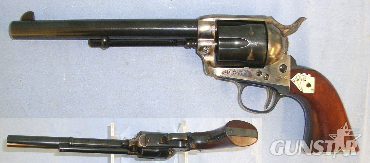  QUALITY**Italian Colt Model 1873 Army Peacemaker Buntline Special .22 Calibre Single Action Six Shot Revolver With Blue & Colour Case Hardened Finish**COCKS & DRY FIRES**UK 2004 DEACTIVATION WITH REPLACEMENT 2026 DEACTIVATION CERTIFICATE**Sn 23473:5 deactivated revolver None Revolver