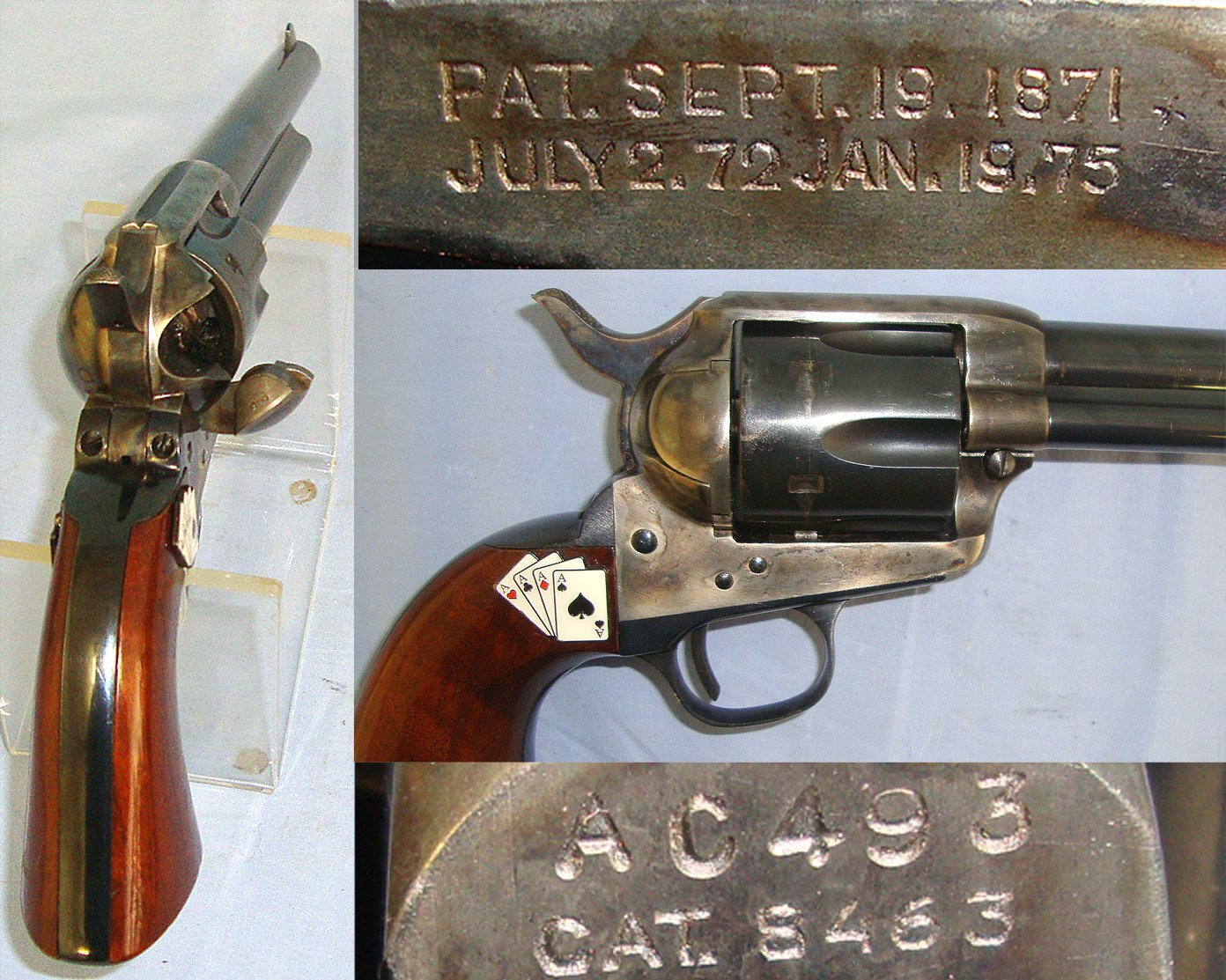 QUALITY**Italian Colt Model 1873 Army Peacemaker Buntline Special .22 Calibre Single Action Six Shot Revolver With Blue & Colour Case Hardened Finish**COCKS & DRY FIRES**UK 2004 DEACTIVATION WITH REPLACEMENT 2026 DEACTIVATION CERTIFICATE**Sn 23473:5 deactivated revolver None Revolver