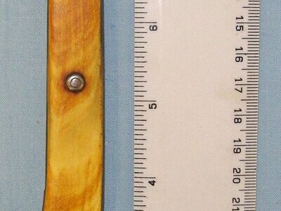 WW1 Era French Navy Garreau Astele ‘Scissors’ Trademark’ Sailor’s Utility Folding Clasp Deck Knife With Square Tip Blade & Sail Stitching Needle / Spike. Sn 21598 Knive