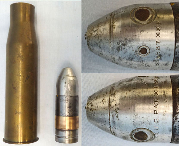  INERT DEACTIVATED. Rare, WW2, 1942 Dated, American 37mm (37x202R) High Explosive (H.E) Round For The American Armaments Corporation 37mm S.A. Anti-Aircraft Gun. - O 2006 INERT DEACTIVATED. Rare, WW2, 1942 Dated, American 37mm (37x202R) High Explosive (H.E) Round For The American Armaments Corporation 37mm S.A. Anti-Aircraft Gun. - O 2006  Other Ammunition